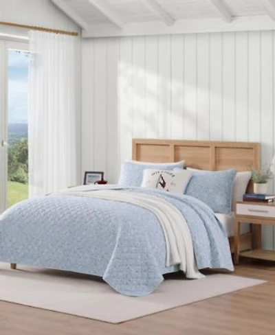 Tommy Hilfiger Boating Flags Cotton Reversible Quilt Sets