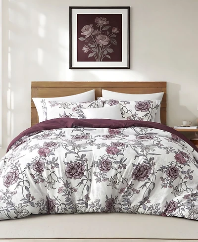 Stratford Park Rita Floral 3-Pc. Comforter Set