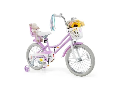 Hongge Girls Bike with Doll Seat and Streamers