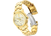Invicta Women's 12551 Angel Quartz Chronograph Gold Dial Watch