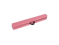 Hongge 9 Ft Folding Gymnastics Balance Beam with Anti-slip Base and Pine Wood Frame-Pink