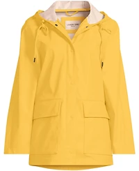 Lands' End Women's Petite Squall A-line Slicker Raincoat