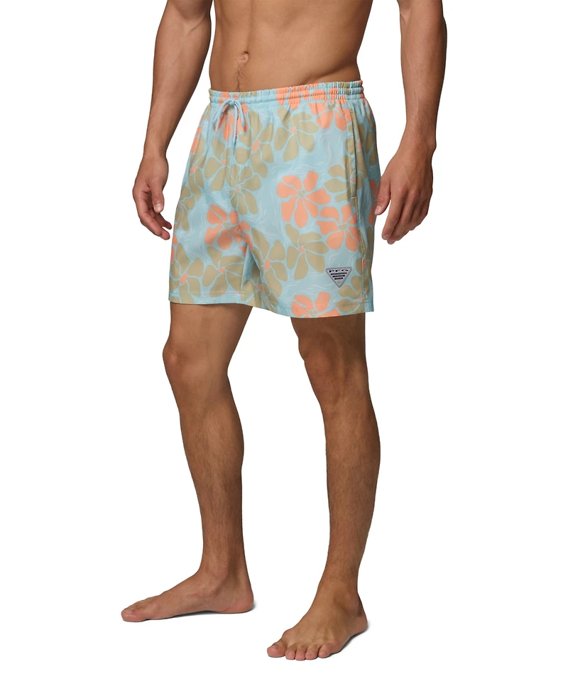 Columbia Men's Pfg Rambler Printed Water Short
