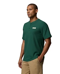 Columbia Men's Acker Rock Knit Short-Sleeve Henley Shirt