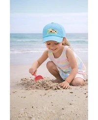 Bits & Bows Girls Little/Big Sea Turtle Bow Baseball Hat
