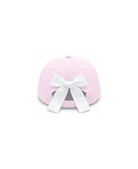 Bits & Bows Baby Girls Bunny Bow Baseball Hat