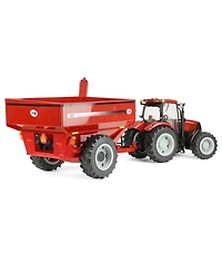 Ertl Big Farm 1/16 Case Ih Puma 215 Tractor with J&M Grain Cart Wagon