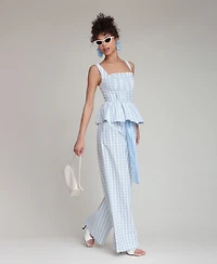 Avec Les Filles Women's Slouchy Wide-Leg Pants