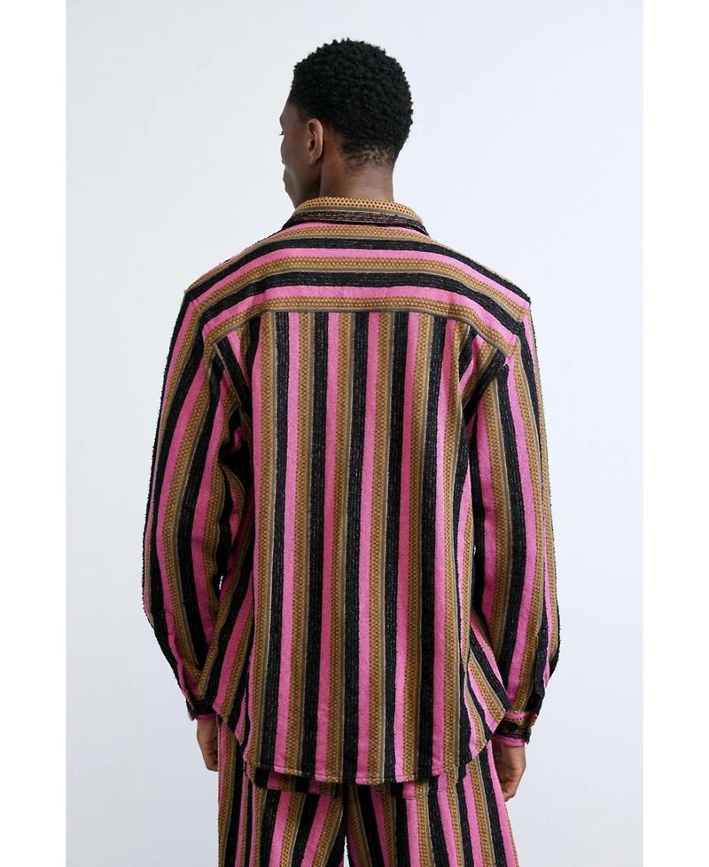 Desigual Men's Two-tone striped shirt