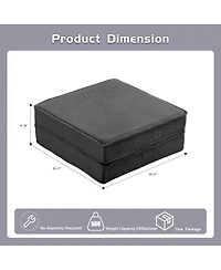 Streamdale Furniture Mahjong Sofa, Convertible Floor Sofa Bed