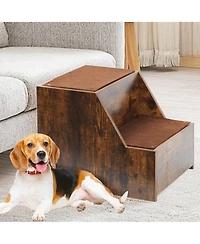 Aostirmotor Pet Bunk Bed with Removable Step – Multi-Level Window Perch with Cushion & Scratch Pad