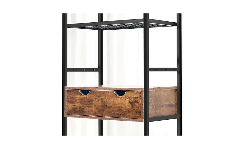 Aostirmotor 3-Height Adjustable Raised Dog Bowls – Feeding Station with Storage Shelves