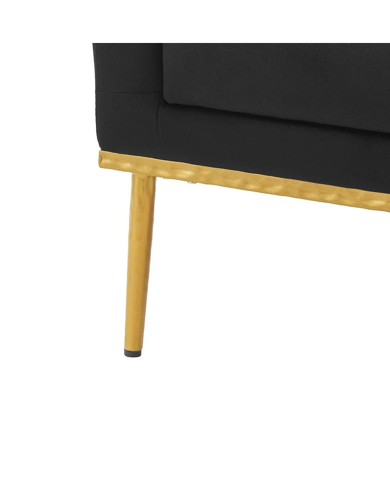 Streamdale Furniture Modern Velvet Accent Armchair