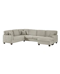 Streamdale Furniture Streamdale U-shaped Sectional Sofa with Ottoman & Storage