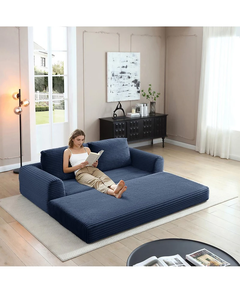 Streamdale Furniture 2-in-1 Folding Convertible Sofa Bed
