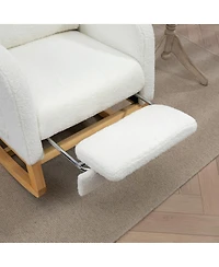 Streamdale Furniture Modern Rocking Chair with Footrest