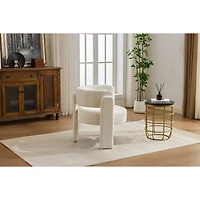 Streamdale Furniture Modern Boucle Accent Armchair
