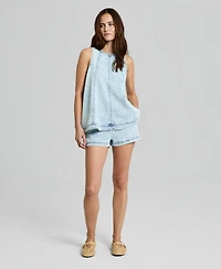And Now This Women's Denim Sleeveless Tunic, Macy's Exclusive