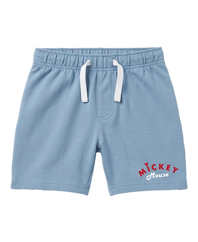 Disney Baby Boys' Mickey Print Top and Shorts, 2-Piece Set