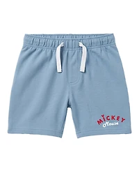 Disney Baby Boys' Mickey Print Top and Shorts, 2-Piece Set