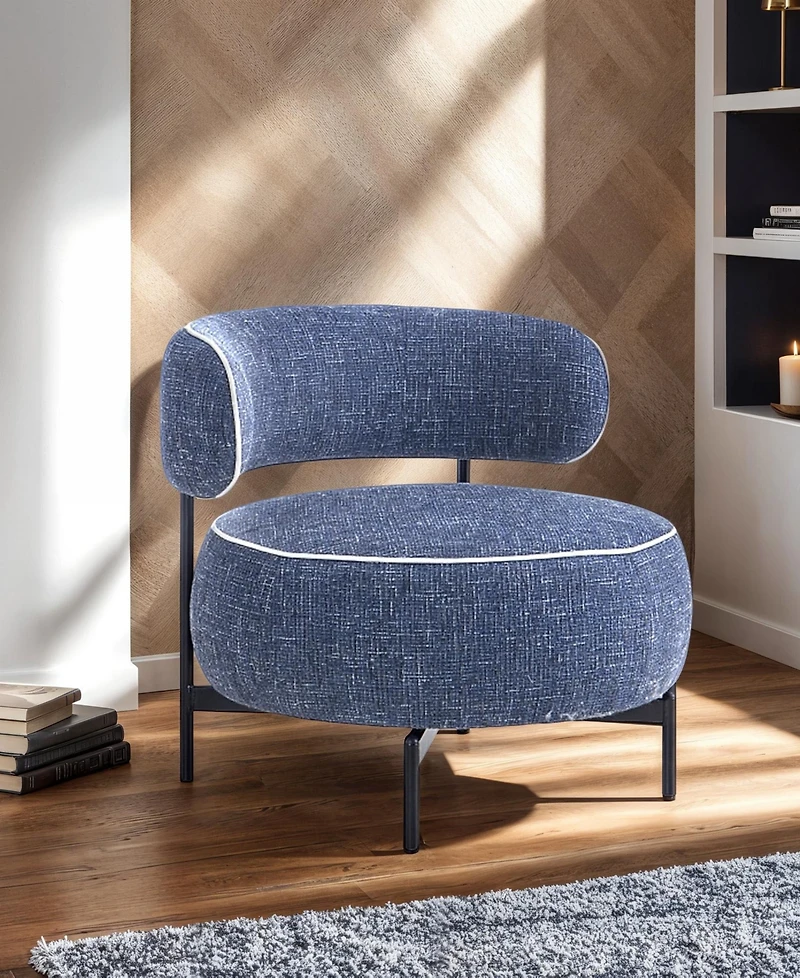 Ians 29" Upholstered Swivel Chair