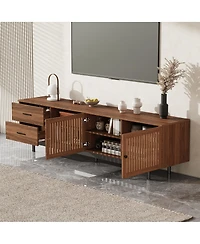 Streamdale Furniture Modern Tv Stand for TVs up to 85" with Drawers & Cable Management