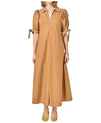 English Factory Women's Stitch Detailed Midi Dress
