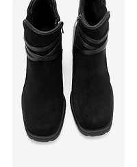 Prologue Shoes women's Wern Block Heel Ankle Boot