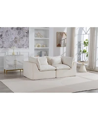 Streamdale Furniture Cloud Couch Oversized Modular Sectional Sofa, 2-Seat