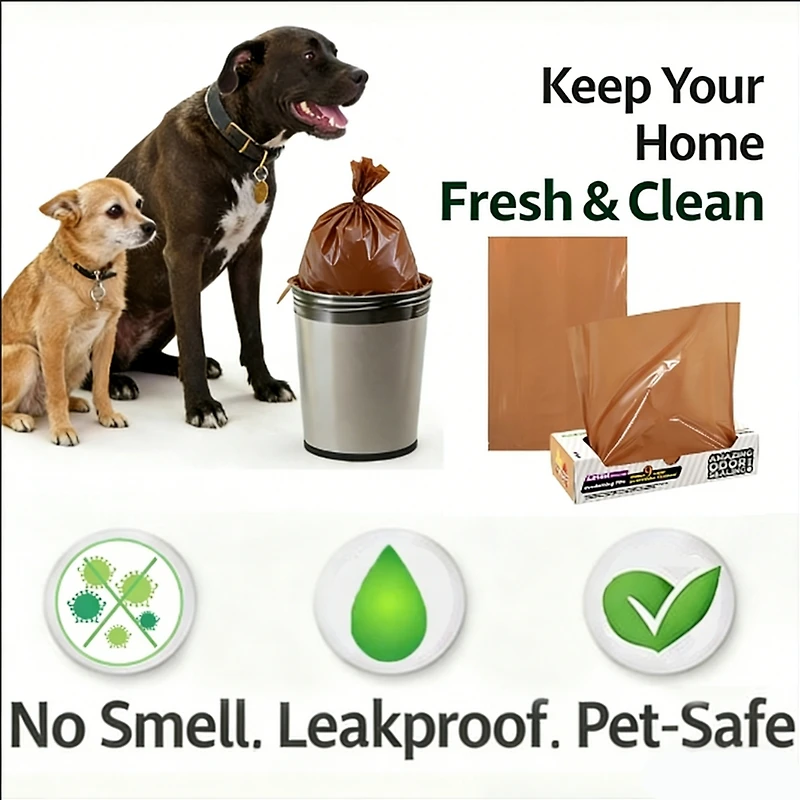 Covfresh Odor Sealing Dog Poop Bags Bags | Better for Pet Waste | Disposable Poop Bags