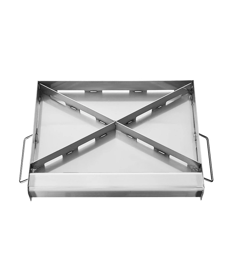 Ecooso 17 x 13 Inch Stainless Steel Griddle Plate for Gas Grill with Handles