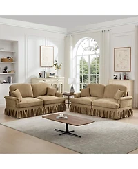 Streamdale Furniture Modular Sofa Set, Flared Arms, Removable Skirts