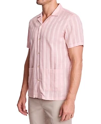 Paisley & Gray Men's Striped Camp Collar Shirt