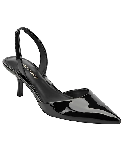 Marc Fisher Women's Iced Slingback Kitten Heel Pumps