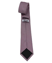 Dkny Men's Slim Design Geometric Neck Tie