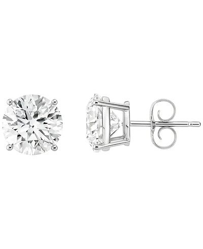 Macy's Lab-Grown Diamond Stud Earrings (4 ct. t.w.) 14k White Gold (Also Available Yellow Gold)