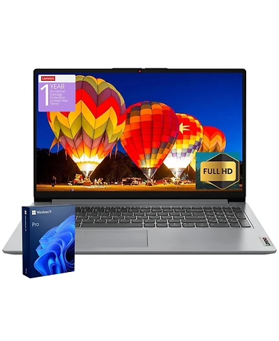 Lenovo IdeaPad 1 15.6" Traditional Laptop Intel Pentium N6000 36GB Ram Intel Uhd Graphics 128GB eMMC + 2TB Ssd Windows 11 Pro