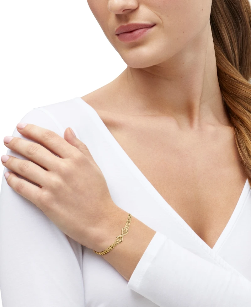 Macy's Rope Chain Bracelet in 10k Yellow Gold