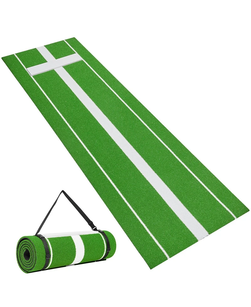 Mecale 10 x 3 Ft Softball Pitching Mat with Non-Slip Backing
