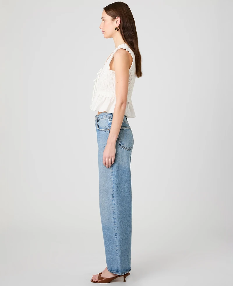 French Connection Women's V-Neck Tie-Front Top