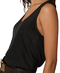 Reiss Women's Silk-Front Cami Top