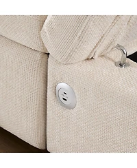 Streamdale Furniture Streamdale 107" Sectional Sleeper Sofa Bed with Pull Out Couch, L-shaped, Usb/Type-c Charging