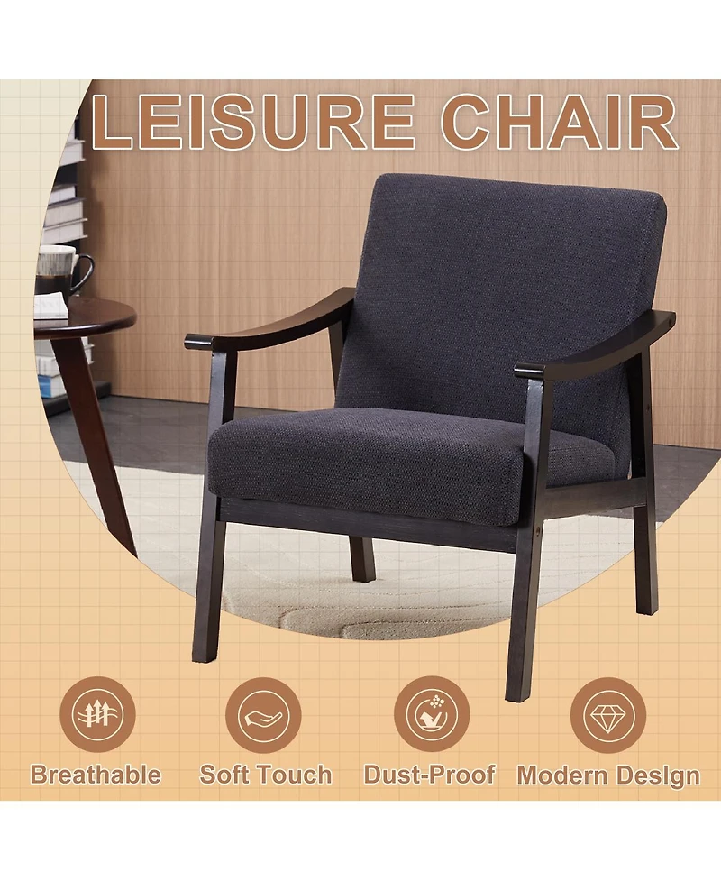 Streamdale Furniture Modern medieval-inspired armchair with high back