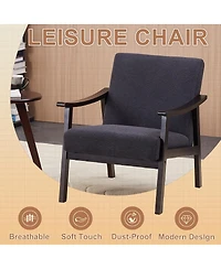 Streamdale Furniture Modern medieval-inspired armchair with high back