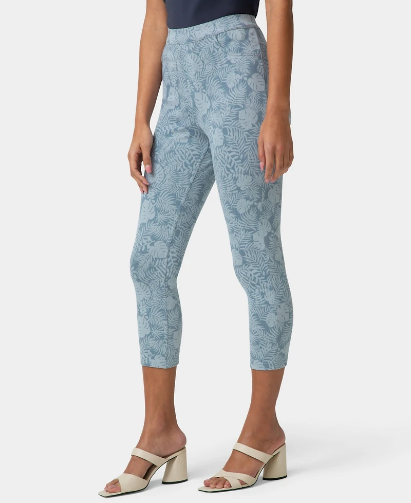 Hue Women's Ultra Soft Denim High-Waist Capri Sleepwear Pant