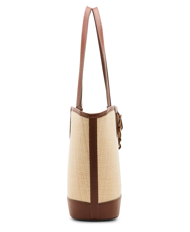 Anne Klein 3D Cultivated Pearl Flower Large Tote Bag