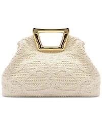 Arezzo Amelia Medium Embroidery Snap Button Crossbody Bag