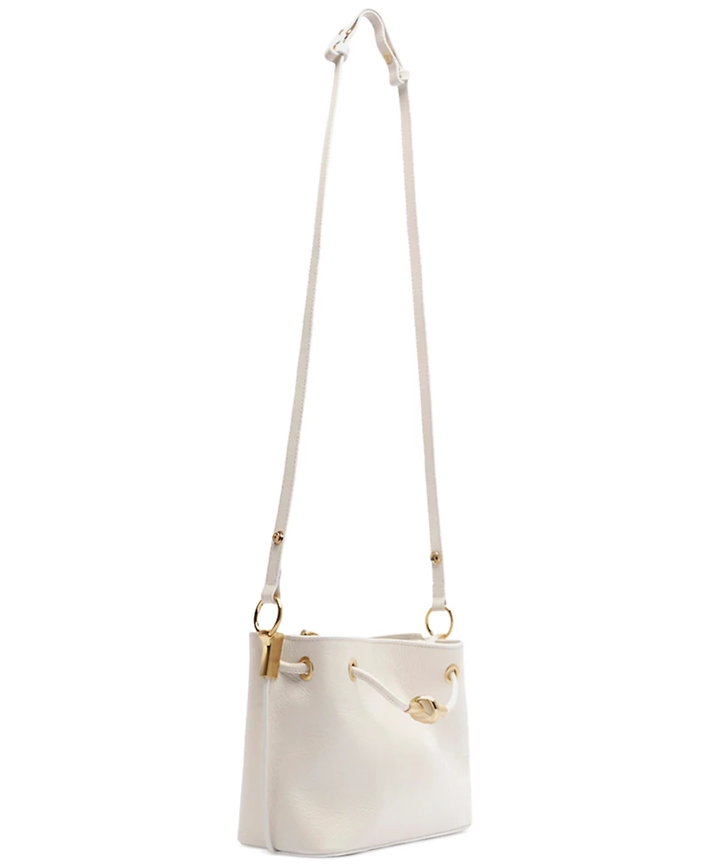 Arezzo Daphne Small Gold-Tone Knot and Eyelets Crossbody Bag