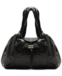 Arezzo Rita Extra-Large Decorative Tassel Snap Button Hobo Bag