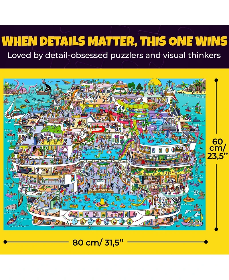 Quokka 1000 Piece Jigsaw Puzzle for Adults – Themed Puzzles with Bonus Challenges